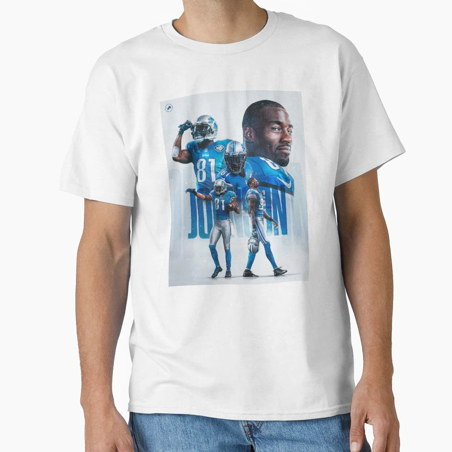 Calvin Johnson T-Shirt - Novelty Apparel for Adults - T-Shirt, Sweatshirt, Hoodie