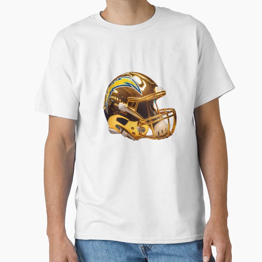 Chargers Custom Golden Chrome T-Shirt - Casual Everyday Wear for Adults - T-Shirt, Sweatshirt, Hoodie