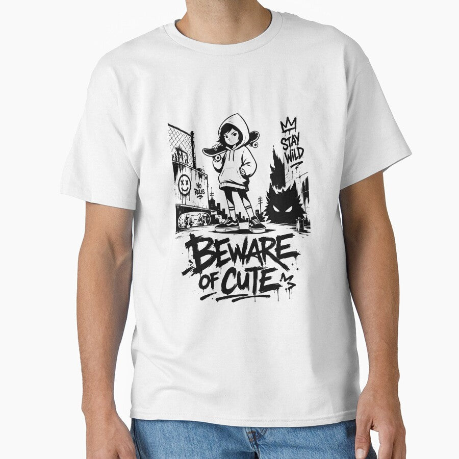 Beware of Cute by aipolohu - Adult & Kids T-Shirts, Sweatshirts & Hoodies apparel design preview 1