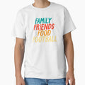 Thanksgiving Family Friends Food Football T-Shirt - Trendy Graphic Unisex - T-Shirt, Sweatshirt, Hoodie
