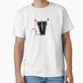 Letter V College Font Evil Naughty T-Shirt - Novelty Apparel Men Women - T-Shirt, Sweatshirt, Hoodie