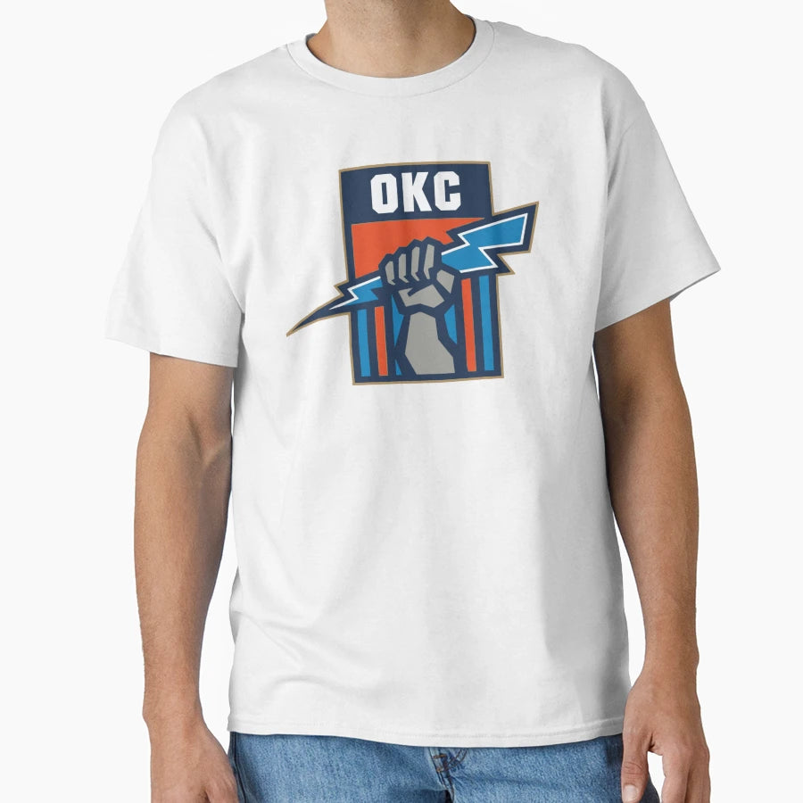 Oklahoma City T-Shirt - Minimalist Print for Adults - T-Shirt, Sweatshirt, Hoodie