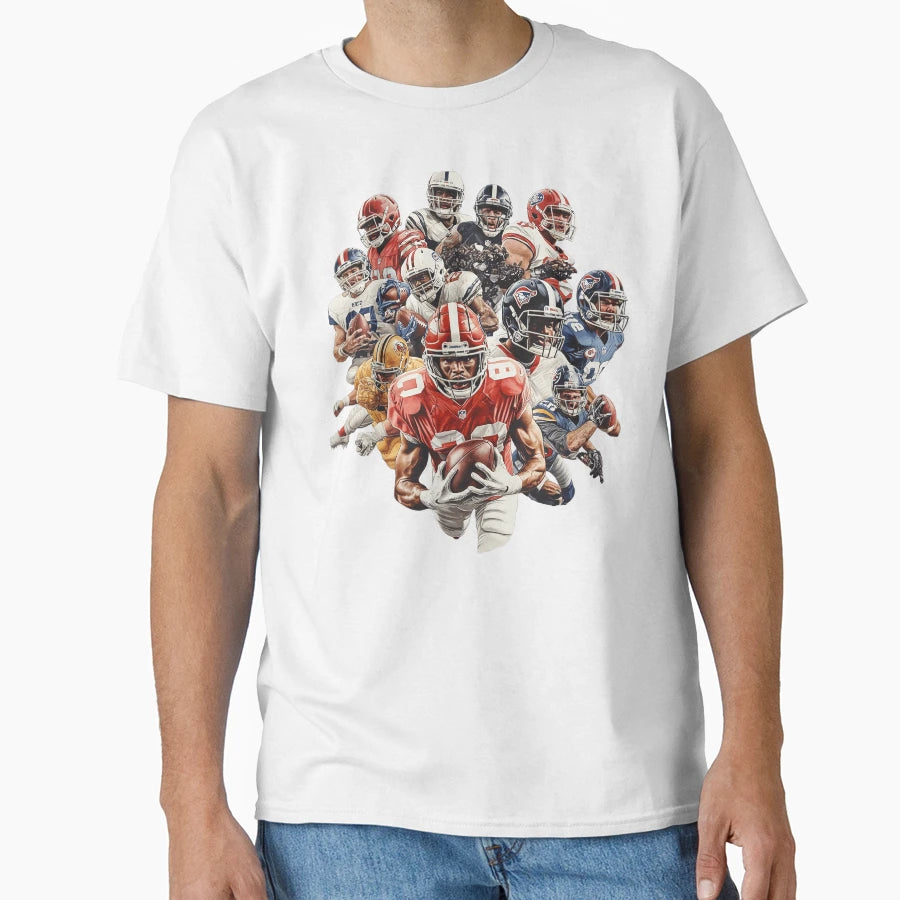 American Football Icon Usa Sport Logo T-Shirt - Trendy Graphic Unisex - T-Shirt, Sweatshirt, Hoodie