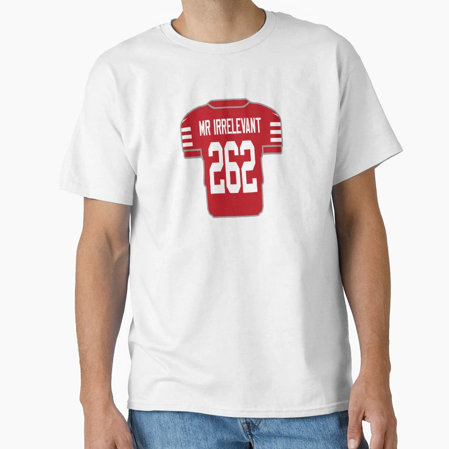 Irrelevant Draft Jersey T-Shirt - Custom Art Print for Adults - T-Shirt, Sweatshirt, Hoodie