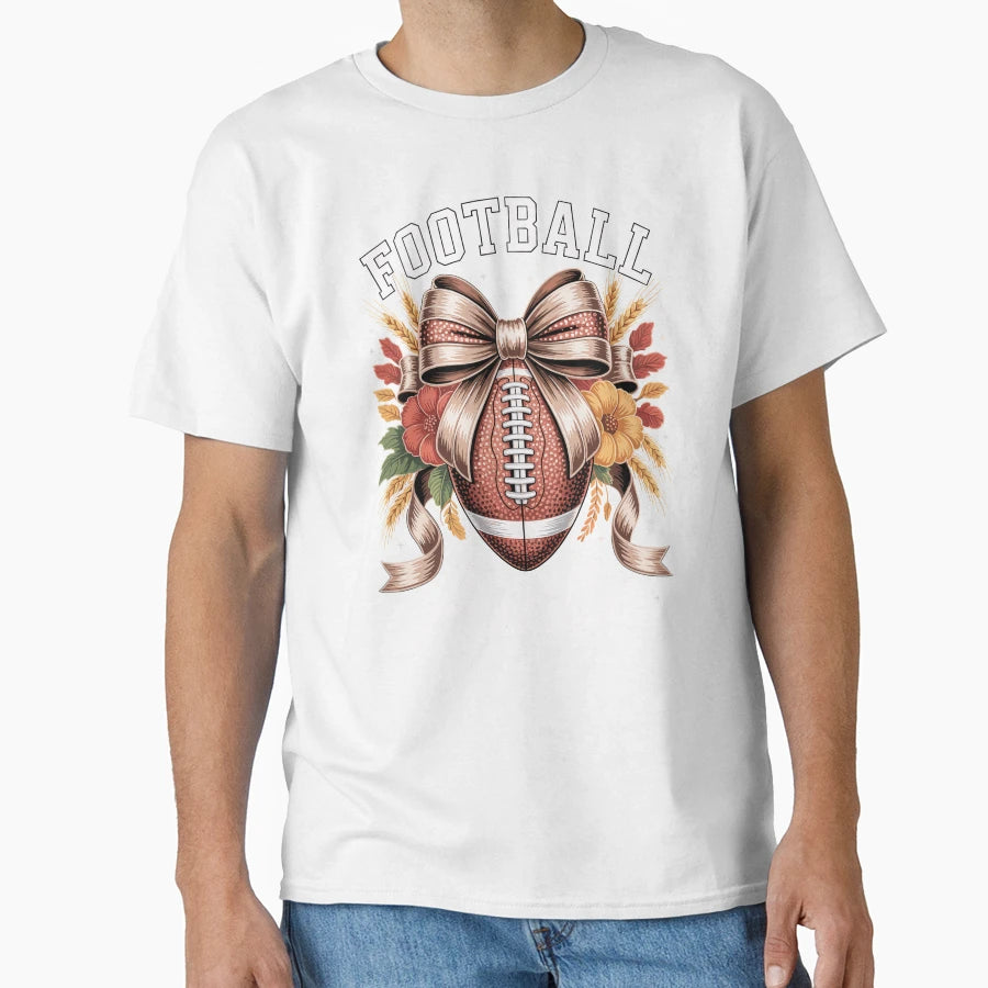 Floral Football Auntie Pride T-Shirt - Novelty Apparel for Adults - T-Shirt, Sweatshirt, Hoodie