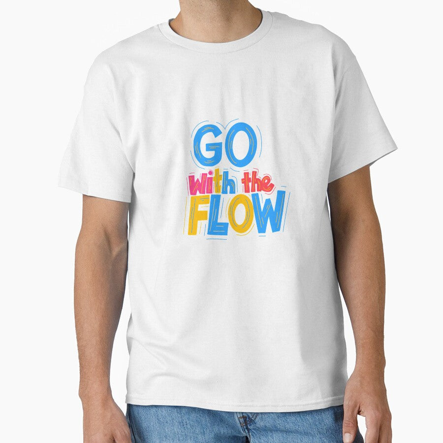 Go with the flow. by Faizall - Adult & Kids T-Shirts, Sweatshirts & Hoodies apparel design preview 1