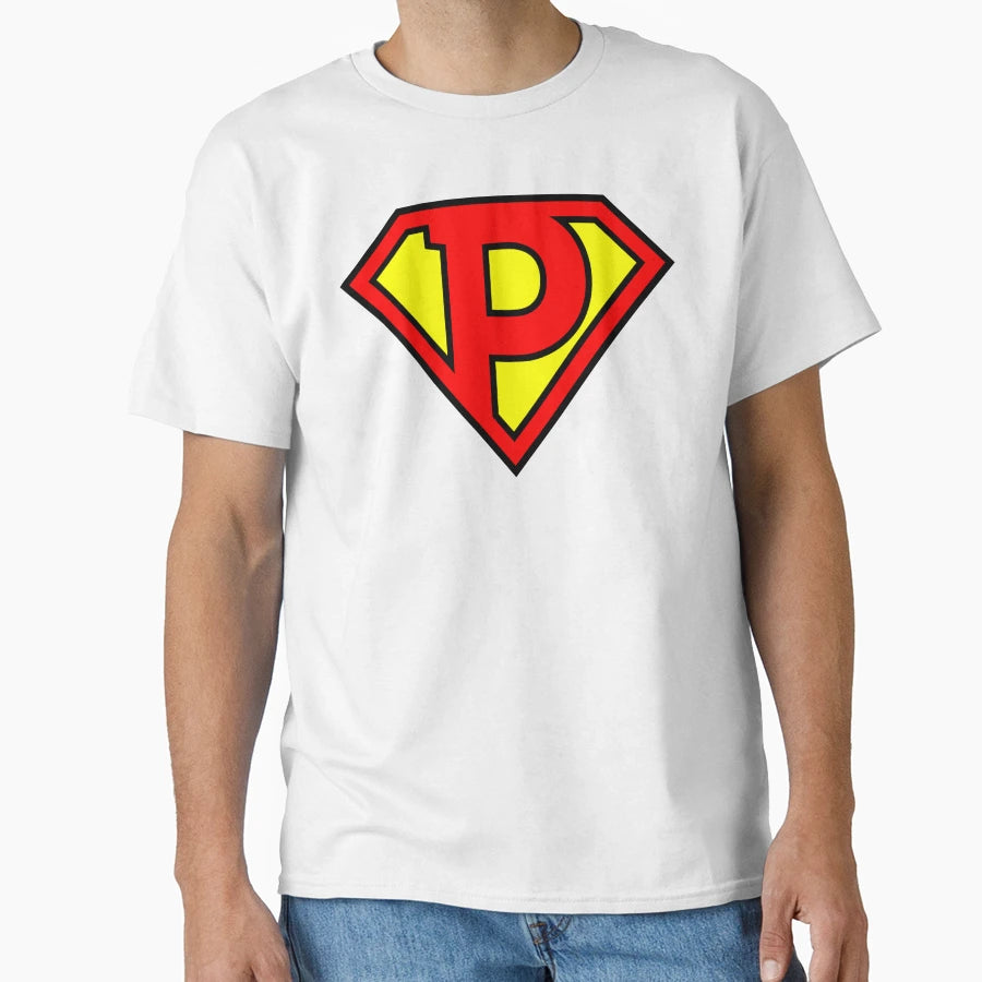 Letter P Super Letter Vol 1 T-Shirt - Graphic Print for Adults - T-Shirt, Sweatshirt, Hoodie