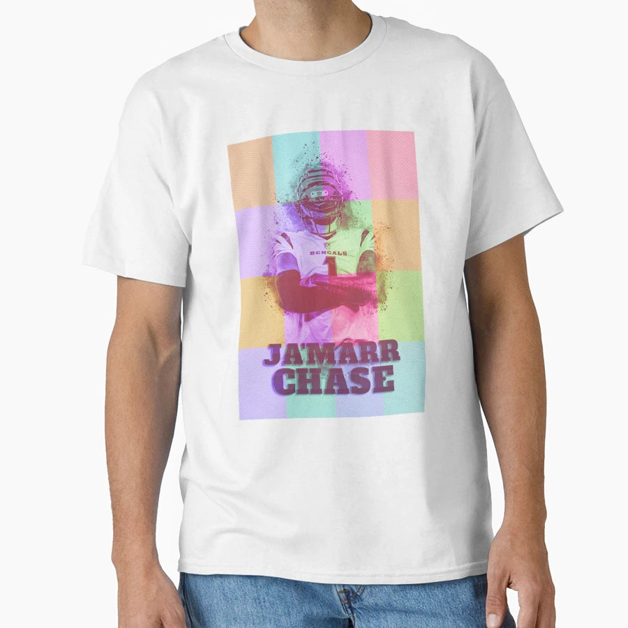Jamarr Chase T-Shirt - Minimalist Print Men Women - T-Shirt, Sweatshirt, Hoodie