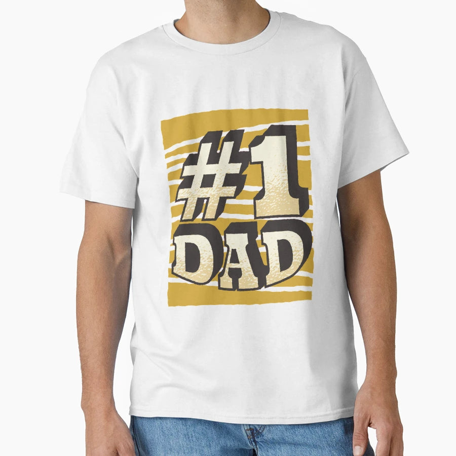 Number 1 Dad T-Shirt - Graphic Print Men Women - T-Shirt, Sweatshirt, Hoodie