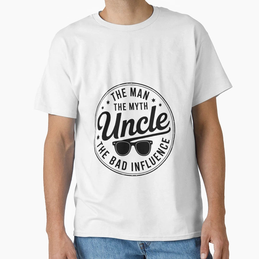 Uncle Funny Birthday Fathers Day T-Shirt - Trendy Graphic for Adults - T-Shirt, Sweatshirt, Hoodie
