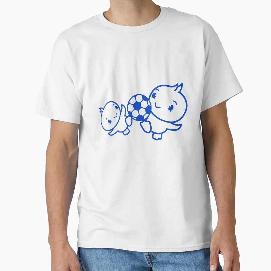 2 Birds Two Playing Soccer Together T-Shirt - Novelty Apparel Men Women - T-Shirt, Sweatshirt, Hoodie