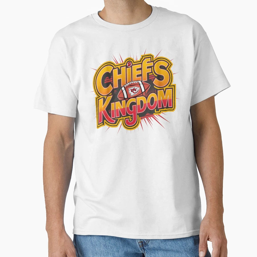 Chiefs Kingdom T-Shirt - Fun Novelty Design for Adults - T-Shirt, Sweatshirt, Hoodie