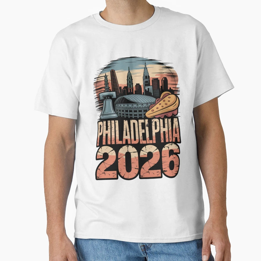 Philadelphia 2026 Liberty Bell T-Shirt - Streetwear Style Men Women - T-Shirt, Sweatshirt, Hoodie
