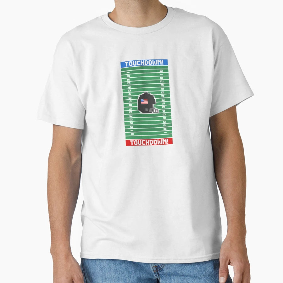 Pixel Football T-Shirt - Novelty Apparel Unisex - T-Shirt, Sweatshirt, Hoodie