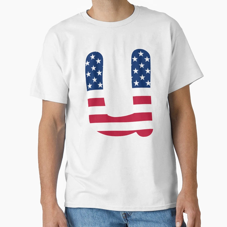 Letter U Lower Case Alphabet American T-Shirt - Trendy Graphic Men Women - T-Shirt, Sweatshirt, Hoodie