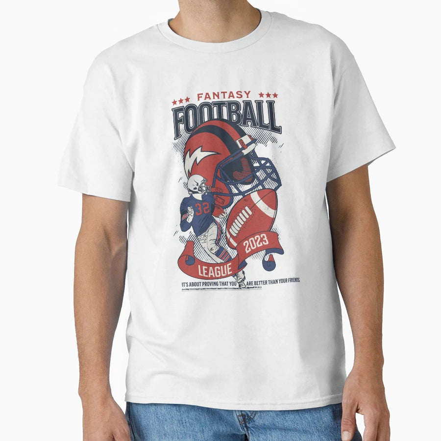 Fantasy Football League 2023 T-Shirt - Graphic Print Unisex - T-Shirt, Sweatshirt, Hoodie
