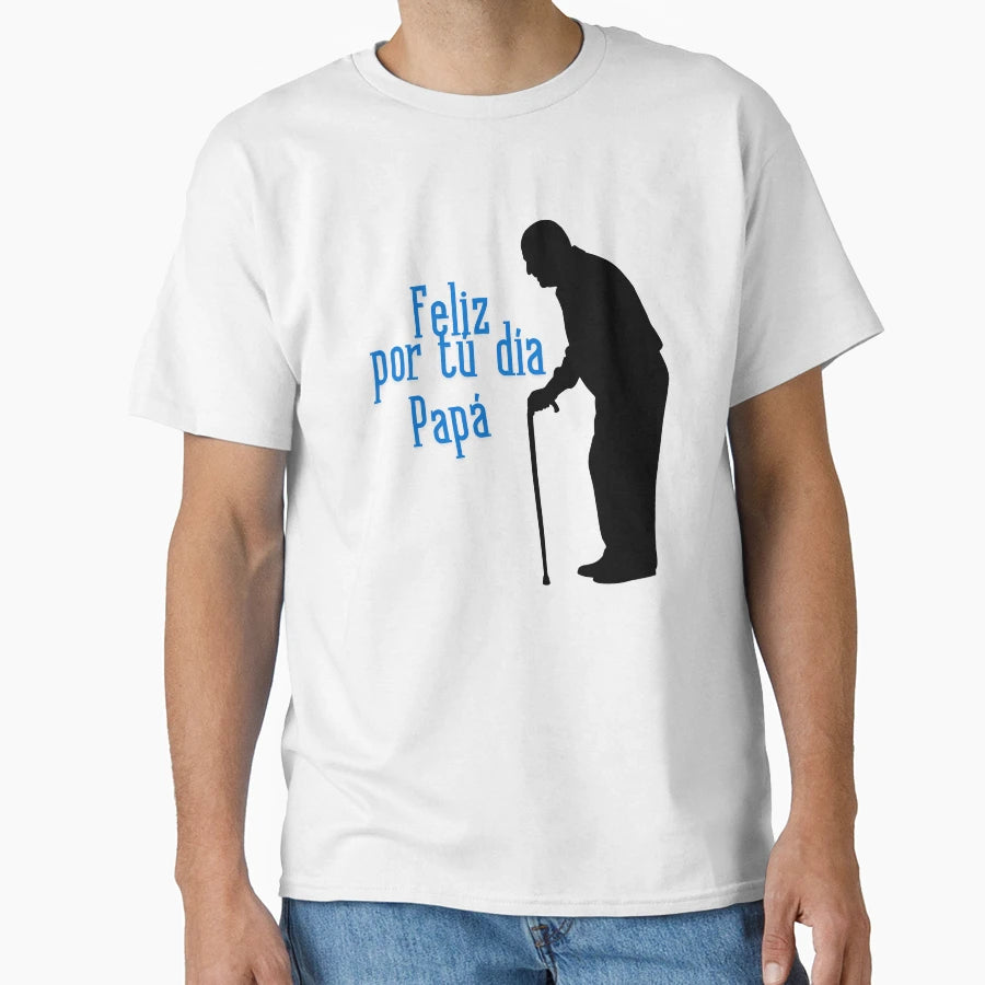 Feliz D Del Padrepap T-Shirt - Minimalist Print Men Women - T-Shirt, Sweatshirt, Hoodie