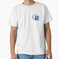 R Programming Language Data Stats Logo by take8 - Adult & Kids T-Shirts, Sweatshirts & Hoodies apparel design preview 1
