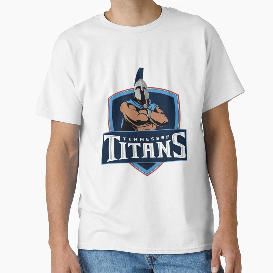 Tennessee Titans Spartan Logo T-Shirt - Streetwear Style for Adults - T-Shirt, Sweatshirt, Hoodie