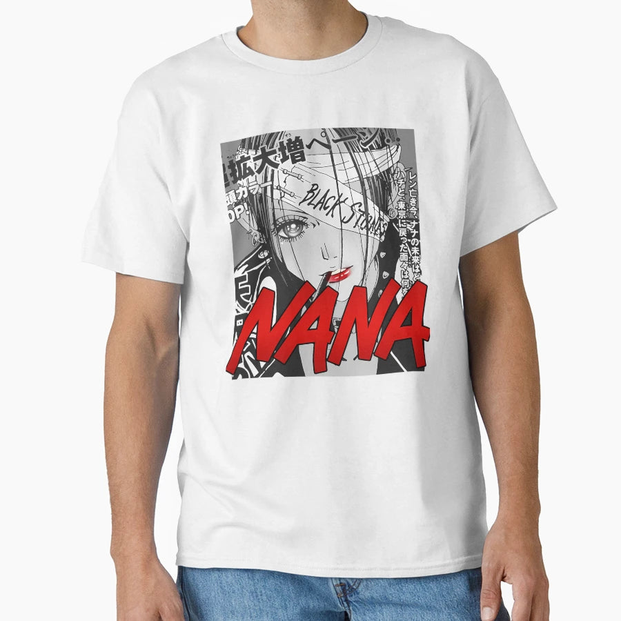 Nana Anime Nana Osaki Black Stones T-Shirt - Trendy Graphic for Adults - T-Shirt, Sweatshirt, Hoodie