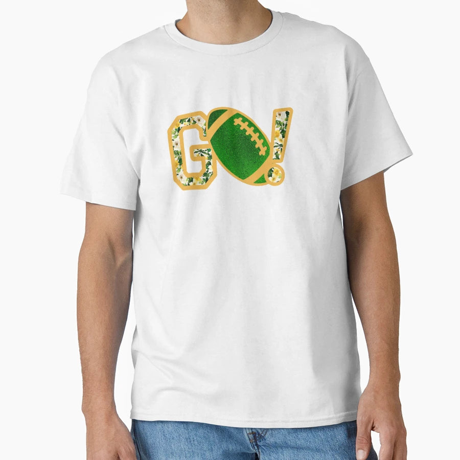 Go Green And Gold 2 T-Shirt - Custom Art Print Men Women - T-Shirt, Sweatshirt, Hoodie
