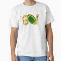 Go Green And Gold 2 T-Shirt - Custom Art Print Men Women - T-Shirt, Sweatshirt, Hoodie