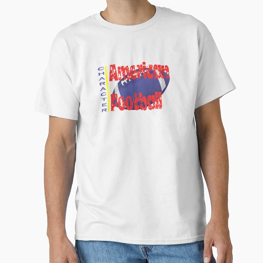 American Football Character T-Shirt - Custom Art Print for Adults - T-Shirt, Sweatshirt, Hoodie