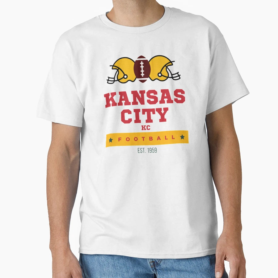 Kansas City Football T-Shirt - Fun Novelty Design Men Women - T-Shirt, Sweatshirt, Hoodie