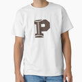 Personalized Football Initial P T-Shirt - Custom Art Print for Adults - T-Shirt, Sweatshirt, Hoodie