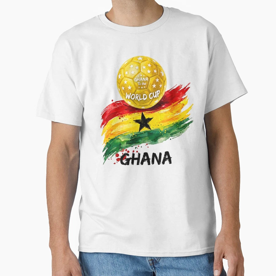 Ghana To Fifa World Cup 2026 T-Shirt - Custom Art Print Unisex - T-Shirt, Sweatshirt, Hoodie