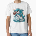 Miami Obj Dolphin Football Cartoon Fan T-Shirt - Unique Graphic for Adults - T-Shirt, Sweatshirt, Hoodie