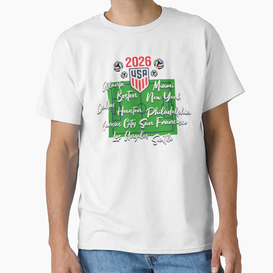 Usa 2026 Go United States Sport Usa T-Shirt - Custom Art Print for Adults - T-Shirt, Sweatshirt, Hoodie