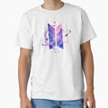 BTS Galaxy Aesthetic Logo Design Abstract Purple Pink - Adult & Kids T-Shirts, Sweatshirts & Hoodies apparel design preview 1