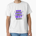 Wine Drinking Rugby Watching Best T-Shirt - Trendy Graphic for Adults - T-Shirt, Sweatshirt, Hoodie