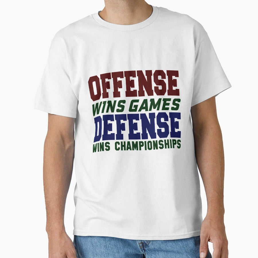 Offense Vs Defense T-Shirt - Novelty Apparel for Adults - T-Shirt, Sweatshirt, Hoodie