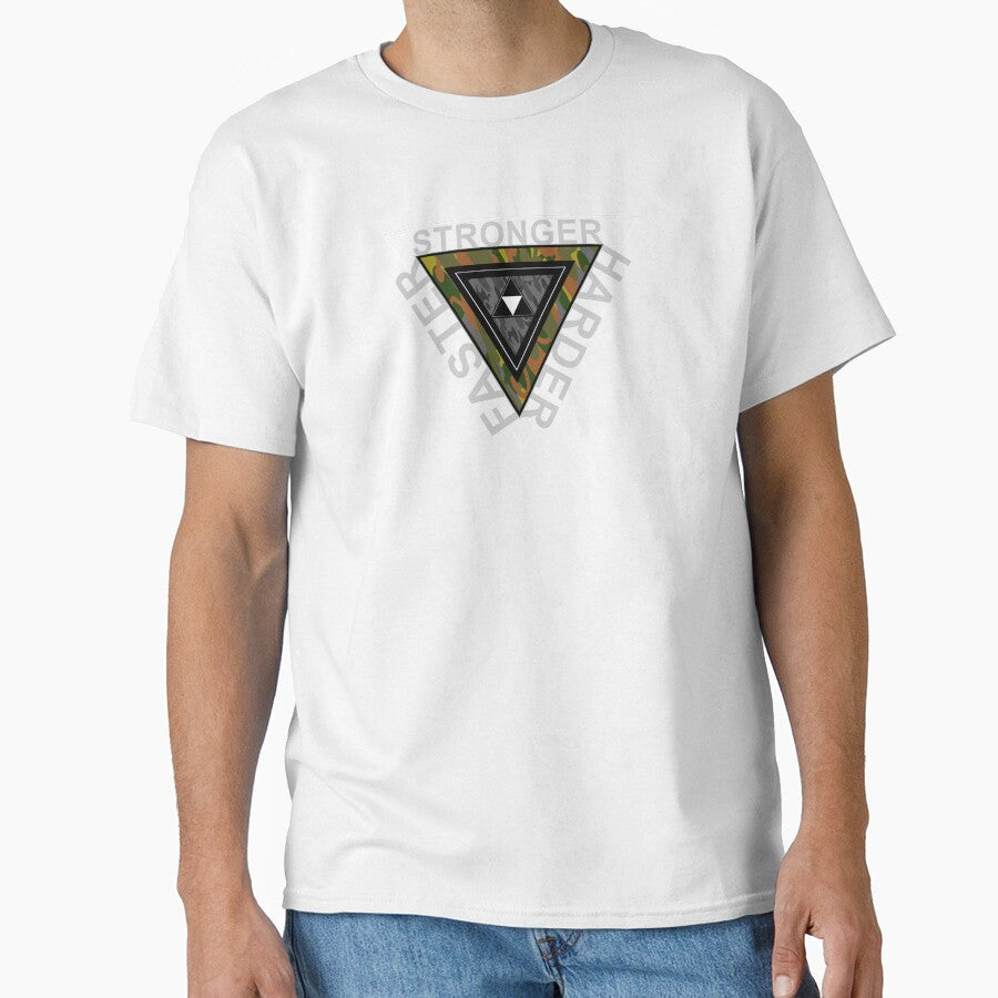 Harder stronger faster (abstract triangle shape) by - Adult & Kids T-Shirts, Sweatshirts & Hoodies apparel design preview 1