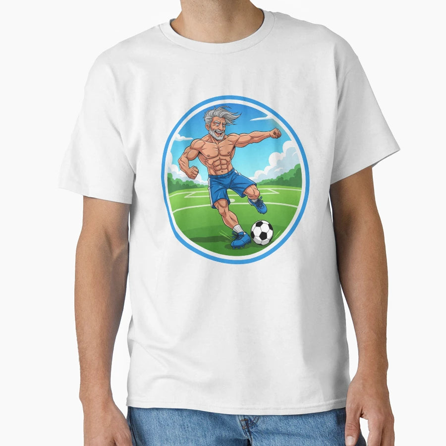 Strong Football Soccer Gym Dad T-Shirt - Fun Novelty Design Men Women - T-Shirt, Sweatshirt, Hoodie