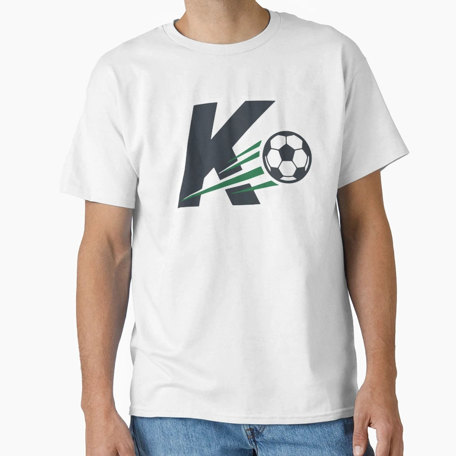 Kickoff Strike Football Monogram K T-Shirt - Casual Everyday Wear Unisex - T-Shirt, Sweatshirt, Hoodie