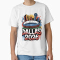 Dallas 2026 Texas Soccer Souvenir V5 T-Shirt - Minimalist Print for Adults - T-Shirt, Sweatshirt, Hoodie