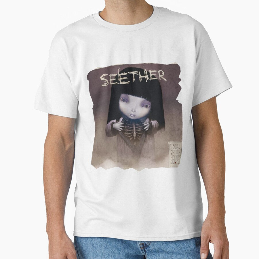 Seether Fashion Black Summer Custom Short Sleeve Top - Adult & Kids T-Shirts, Sweatshirts & Hoodies apparel design preview 1