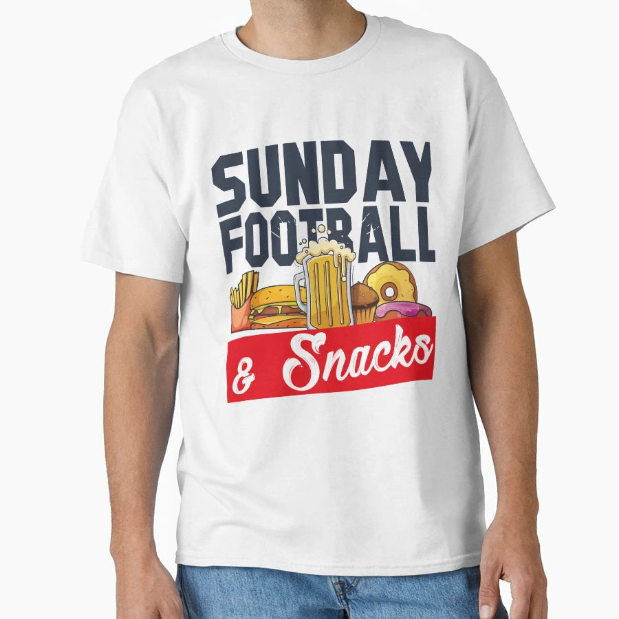 Funny Game Day Food Lover T-Shirt - Trendy Graphic for Adults - T-Shirt, Sweatshirt, Hoodie