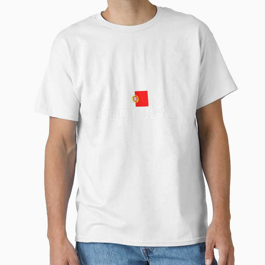 Portugal flag T-Shirt_83881667 by RKdrawings - Adult & Kids T-Shirts, Sweatshirts & Hoodies apparel design preview 1