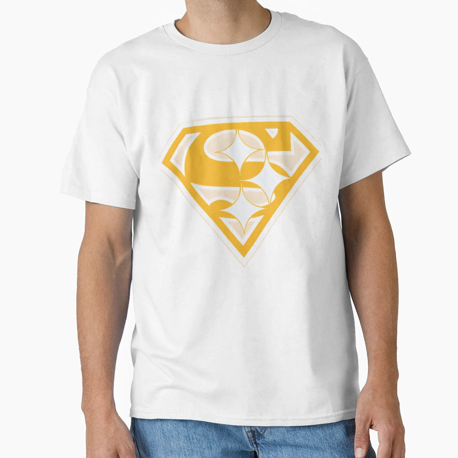 Steelers Football Supermans T-Shirt - Trendy Graphic Men Women - T-Shirt, Sweatshirt, Hoodie