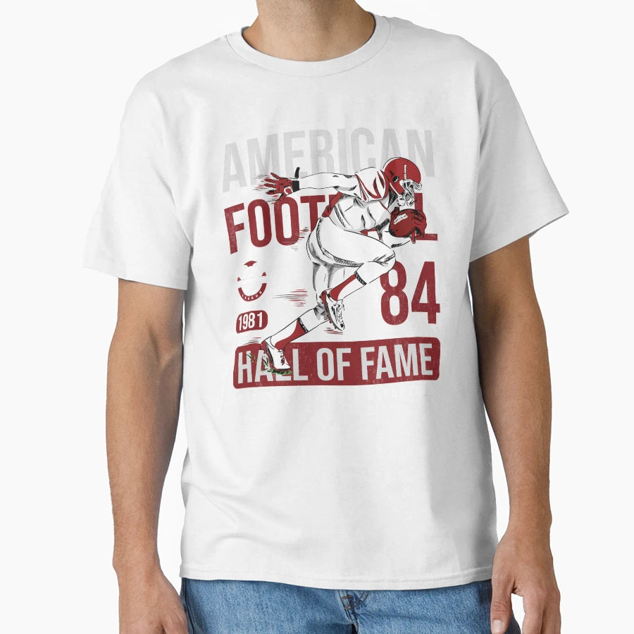 American Football Hall Fame Legendary T-Shirt - Graphic Print Men Women - T-Shirt, Sweatshirt, Hoodie