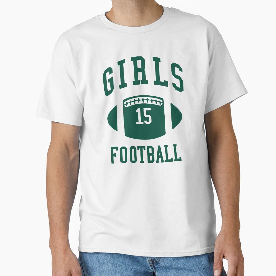 Football Rachel Green 15 Ball Varsity T-Shirt - Trendy Graphic Men Women - T-Shirt, Sweatshirt, Hoodie