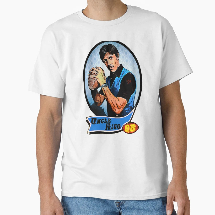 Uncle Rico Football Card T-Shirt - Aesthetic Graphic Men Women - T-Shirt, Sweatshirt, Hoodie