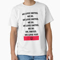 We Love United Manchester Fans T-Shirt - Fun Novelty Design for Adults - T-Shirt, Sweatshirt, Hoodie
