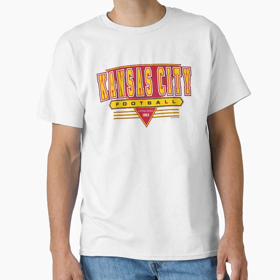 Kansas City Football Chiefs Inspired T-Shirt - Minimalist Print for Adults - T-Shirt, Sweatshirt, Hoodie