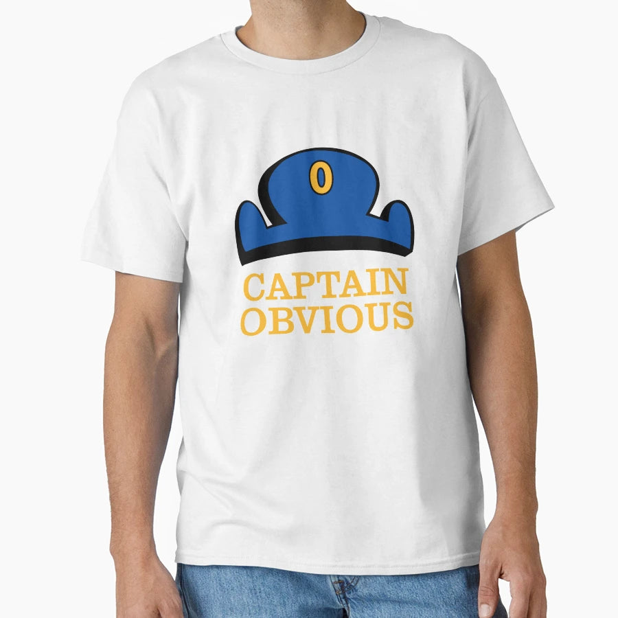 Captain Obvious T-Shirt - Trendy Graphic for Adults - T-Shirt, Sweatshirt, Hoodie