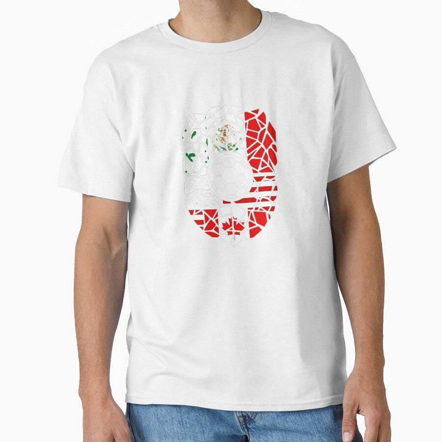 Mosaic Soccer Crest USA Canada Mexico Unity 2026 - Adult & Kids T-Shirts, Sweatshirts & Hoodies apparel design preview 1
